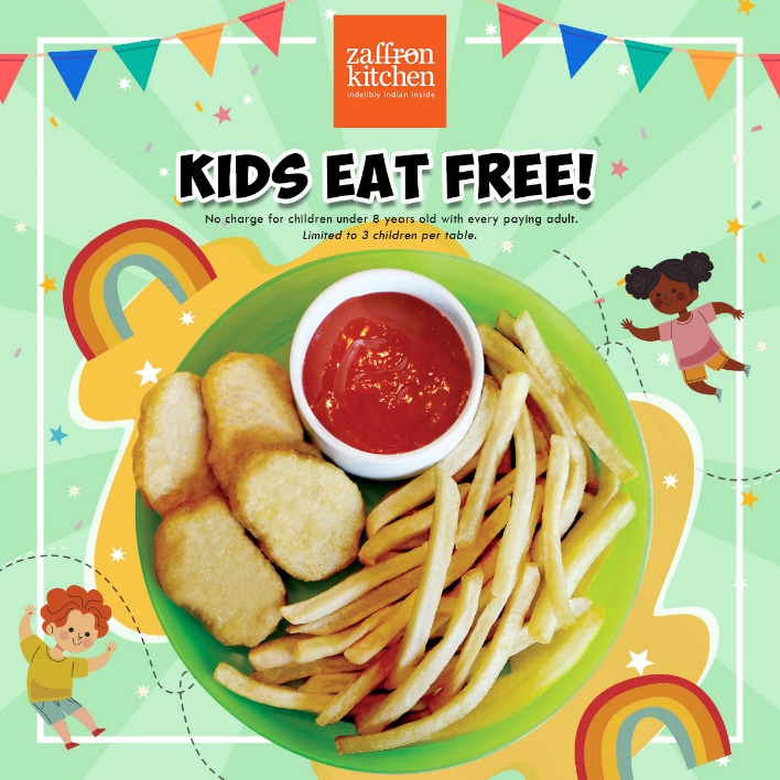 Kids eat free at family-friendly restaurants in Singapore: Nugget and Fried fries